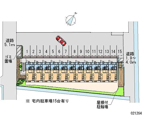 ★手数料０円★倉敷市水江　月極駐車場（LP）